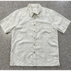 Honolula Surf Co Hawaiian Shirt Mens S Short Sleeve Button Up Floral Palm Print